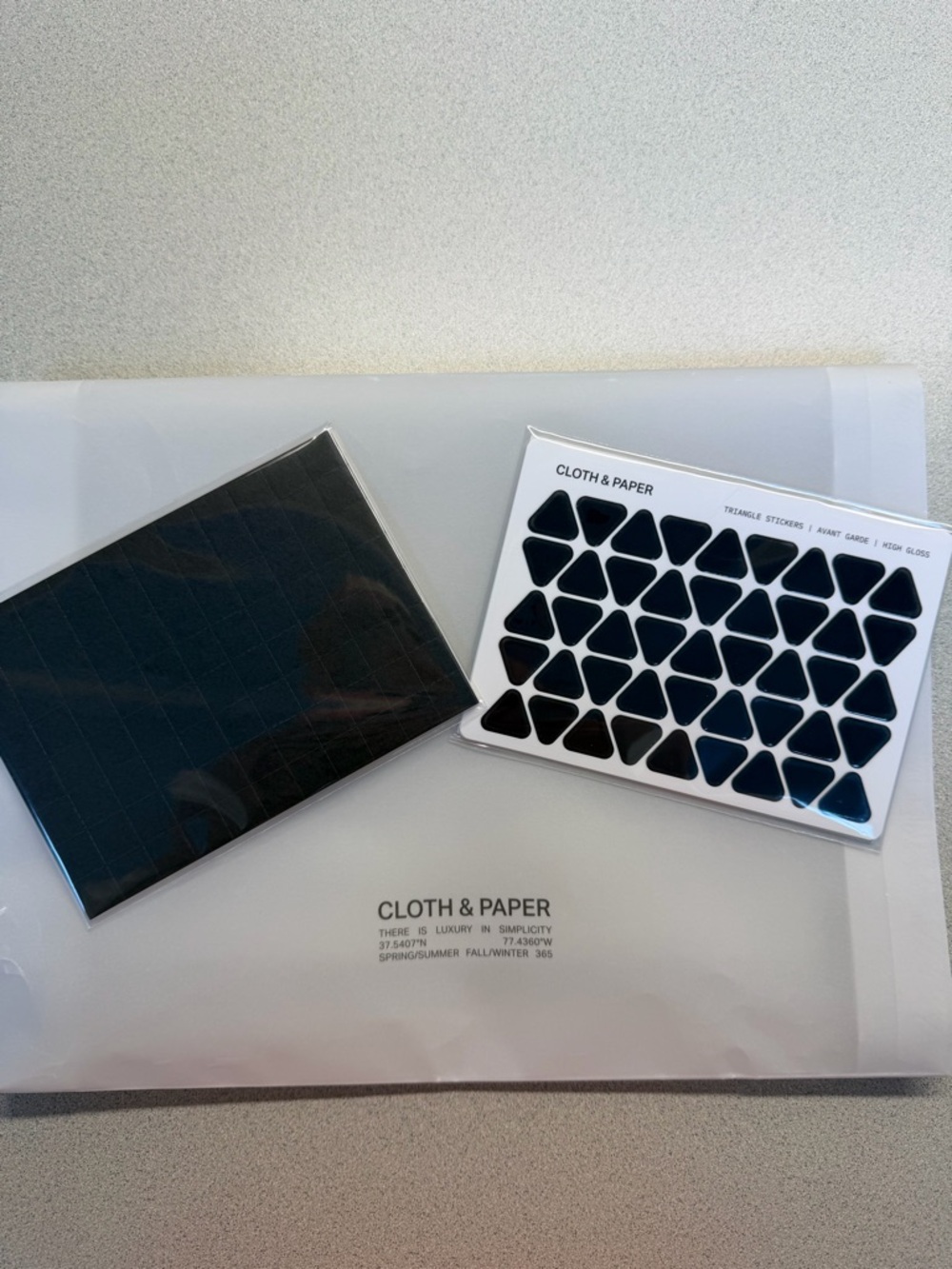 CLOTH & PAPER April Intention Box Stickers